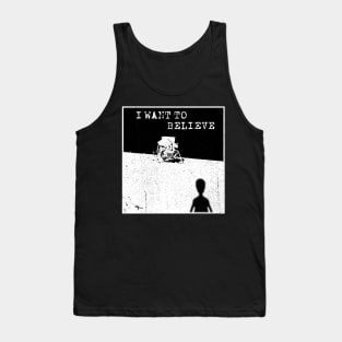 Moon Landing Conspiracy T shirt Tank Top